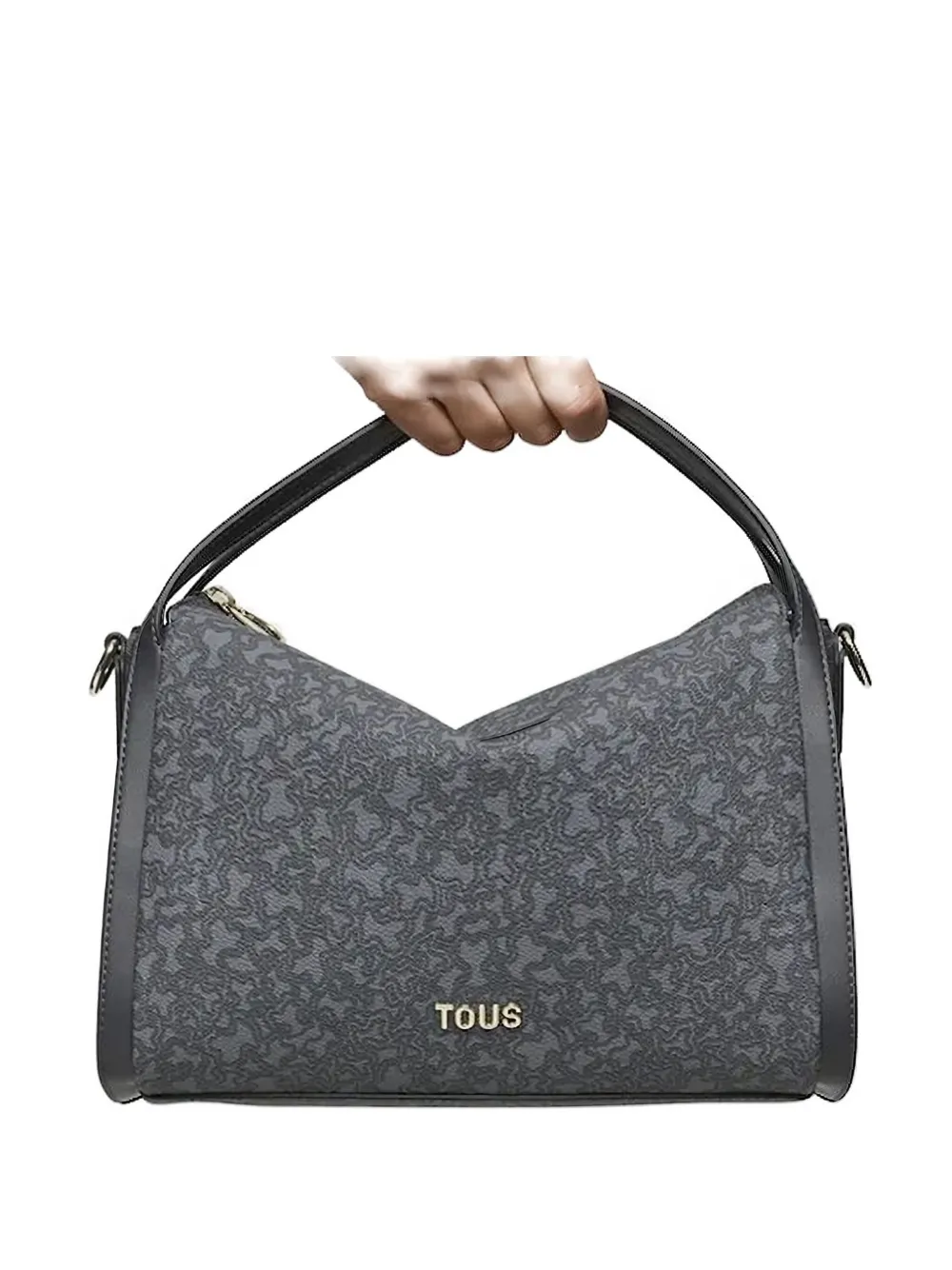 Tous Leather Tote Bag In Black