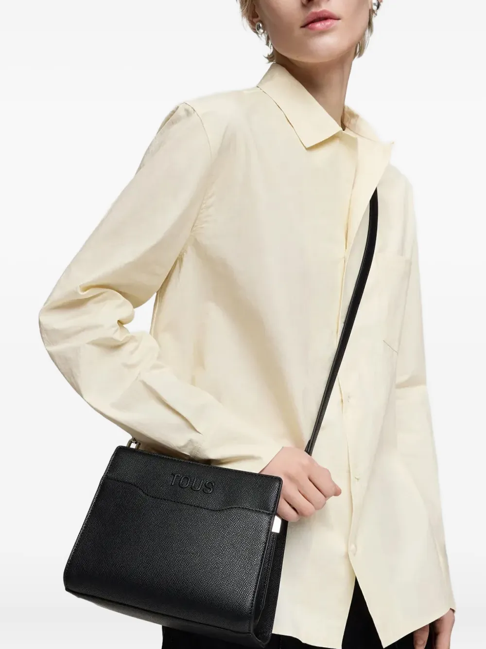 TOUS small Audree braided-handle tote bag - Zwart