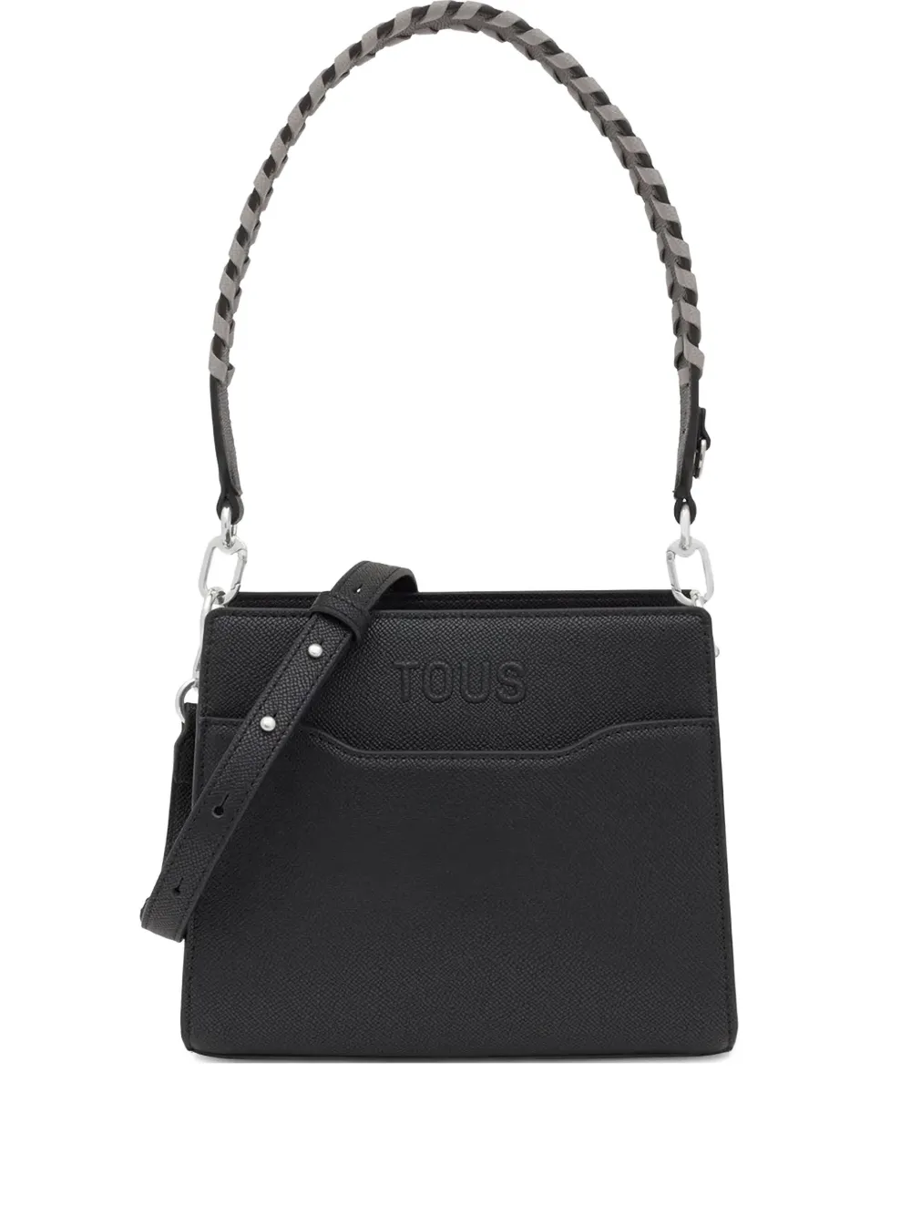 small Audree braided-handle tote bag