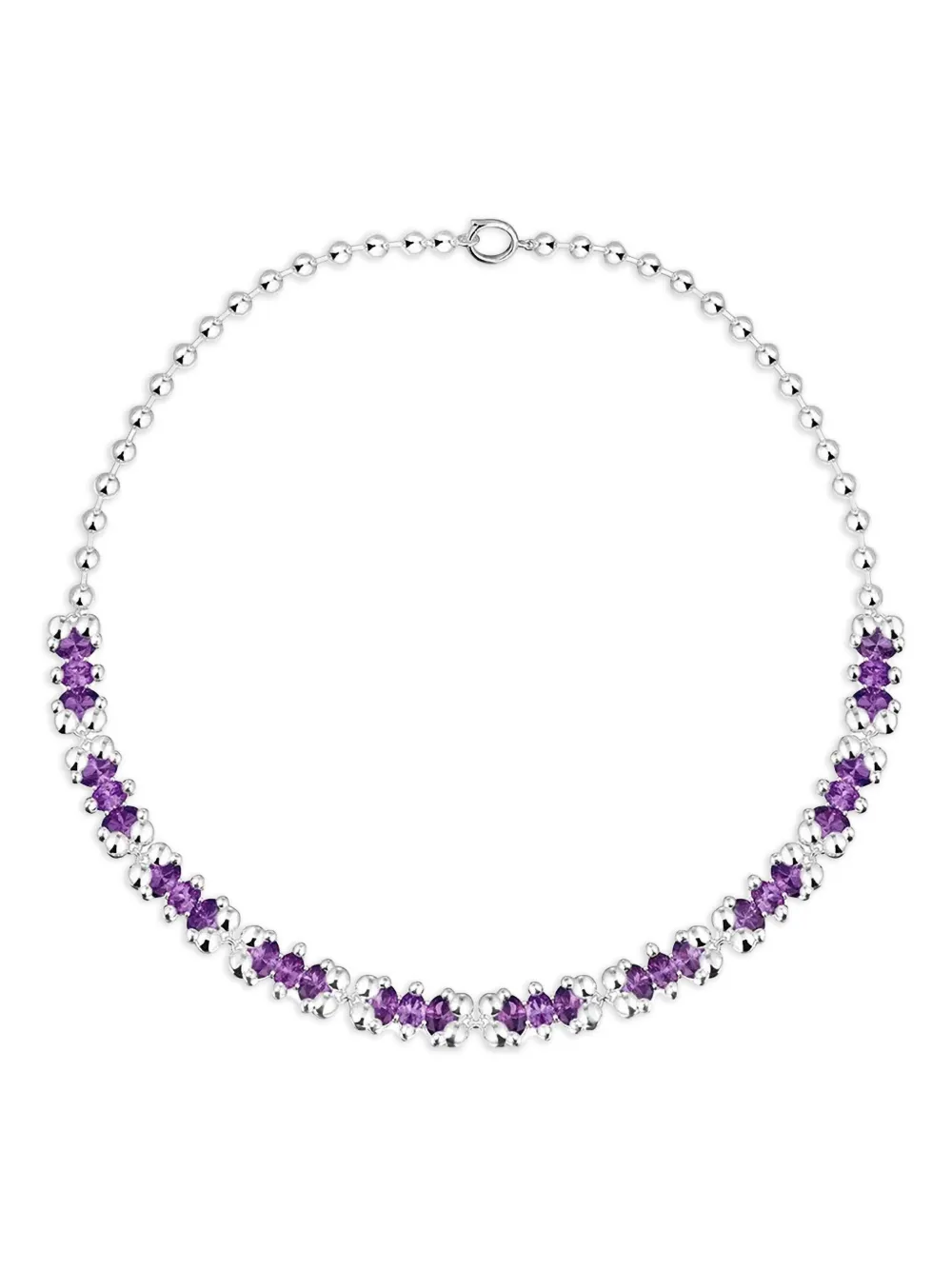 TOUS collar de cadena con mostacilla | plateado | Image 1