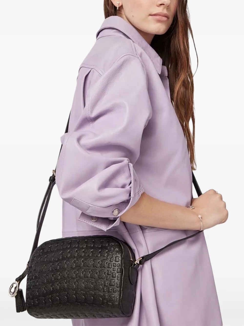 TOUS embossed-logo cross-body bag - Nero