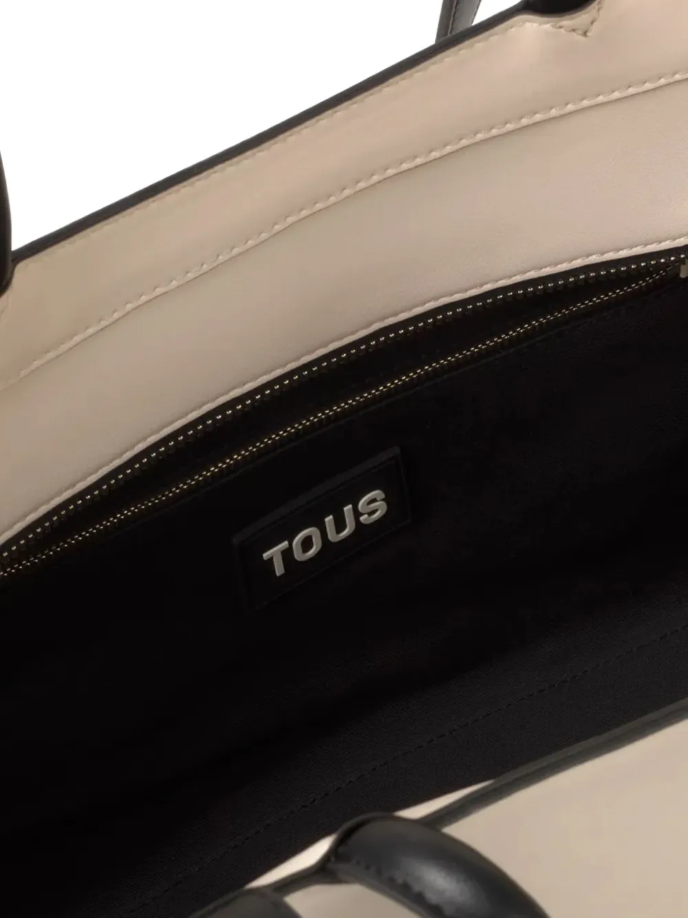 TOUS Medium City shopper met beerpatroon Beige