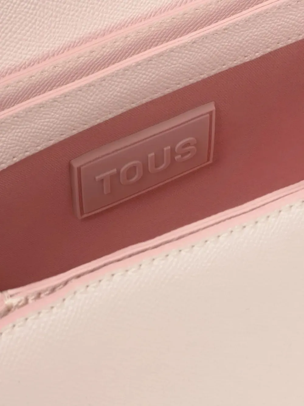 Tous Embossed-logo Cross Body Bag In Pink
