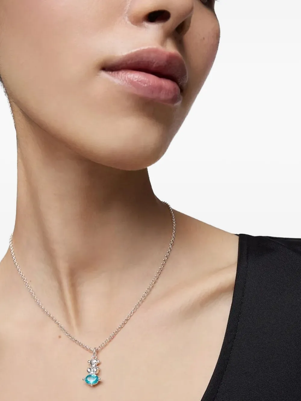 TOUS Halsketting met hanger - Grijs