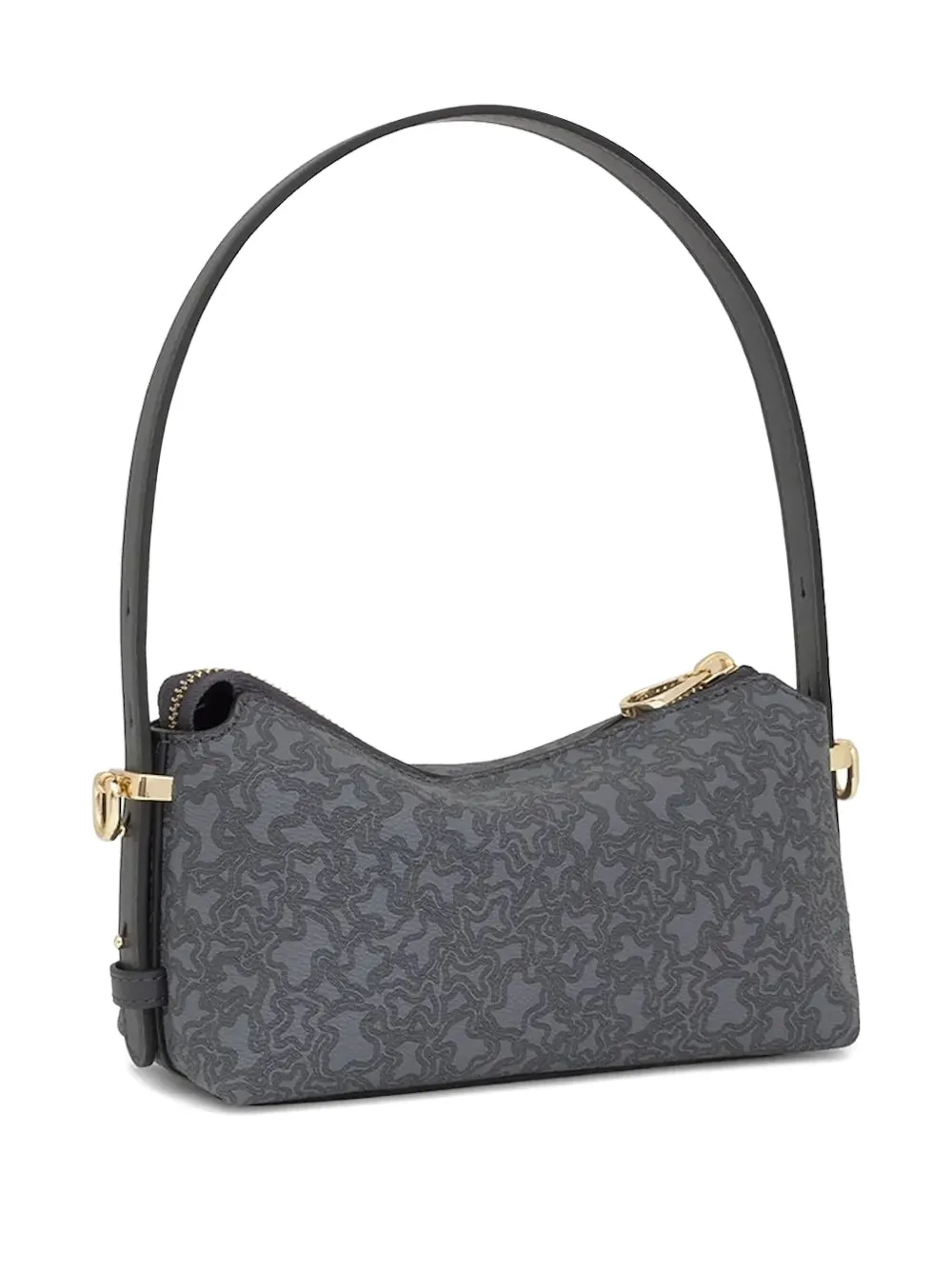 Tous Logo-print Shoulder Bag In Gray