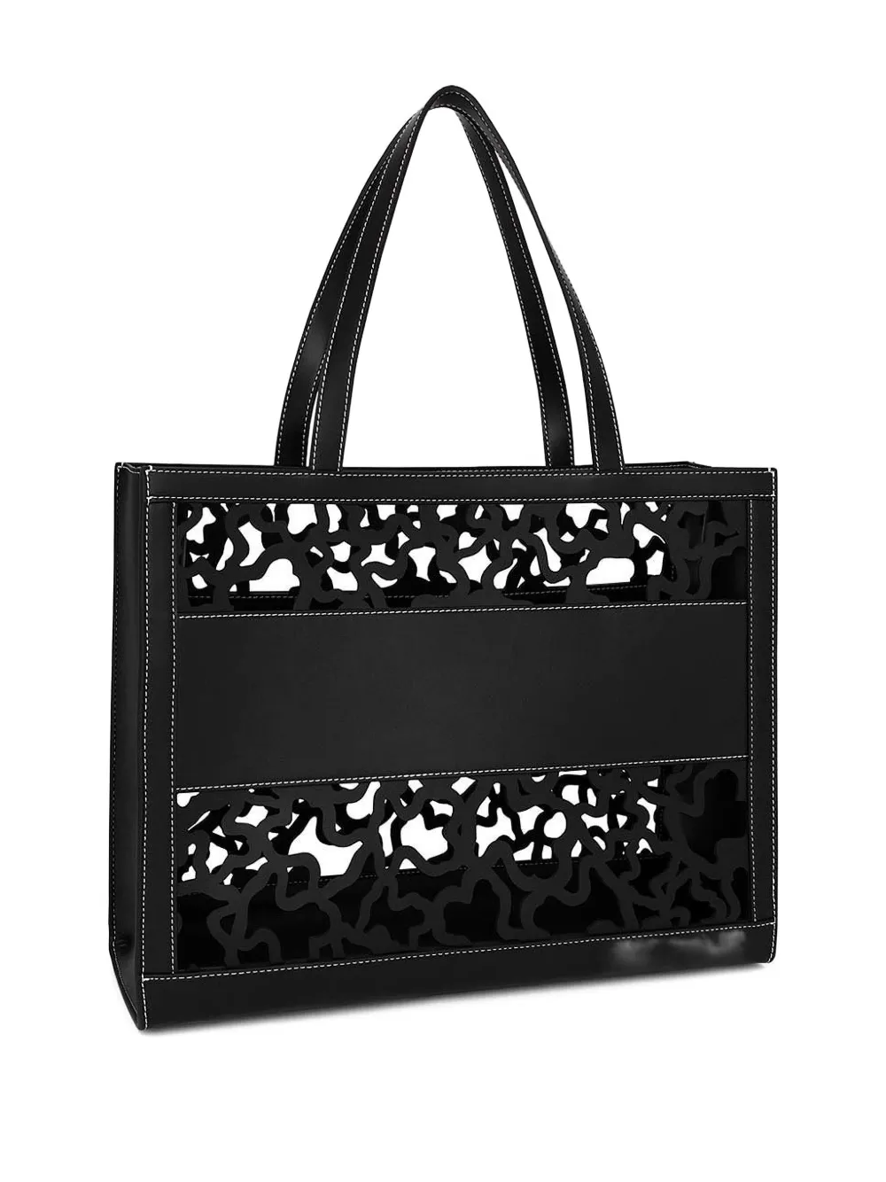 TOUS Kaos cut-out logo tote bag - Zwart