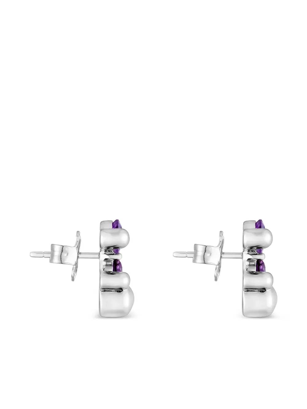 TOUS sapphire-bear earrings - Zilver