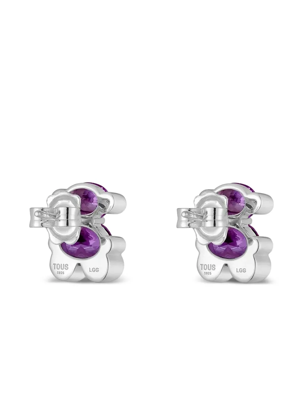  Tous Sapphire-bear Earrings - Silver 