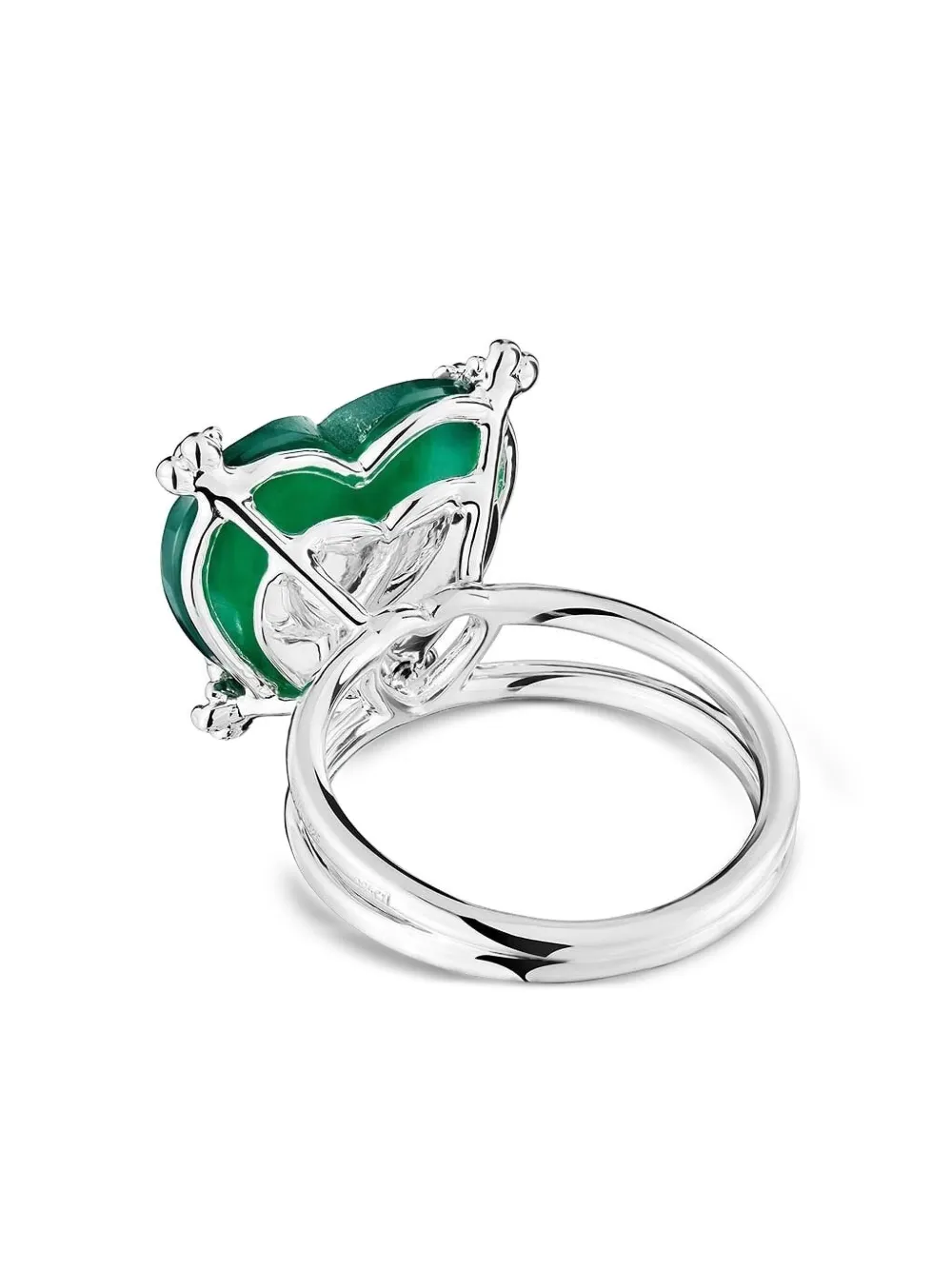 TOUS Ring verfraaid met hart - Zilver
