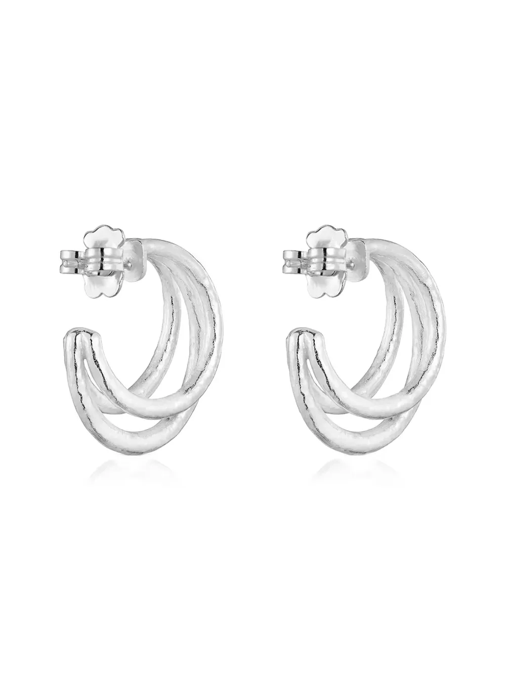 TOUS Duna drievoudige oorringen - Zilver