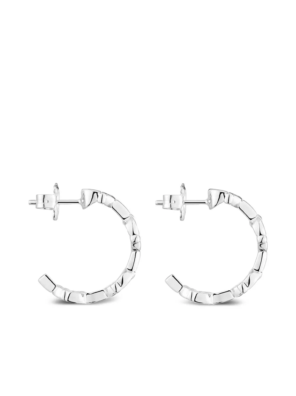 TOUS チェーンリンク フープピアス - シルバートーン TOUS チェーンリンク フープピアス - シルバートーン