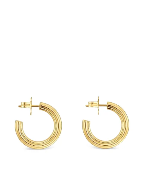 TOUS triple-band hoop earrings