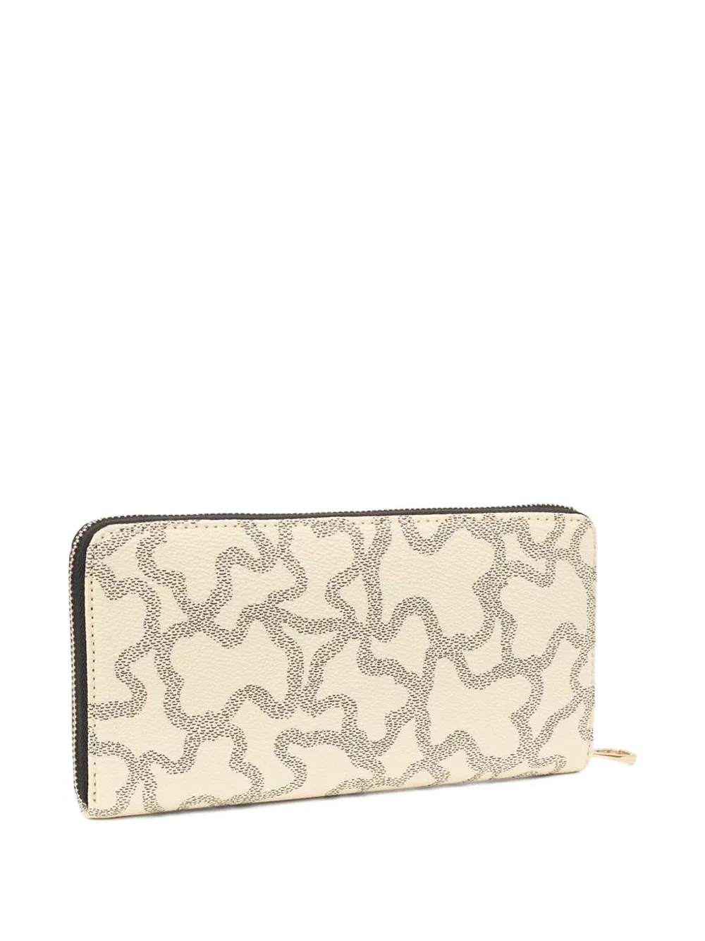 TOUS Kaos Icon portemonnee met rits - Beige