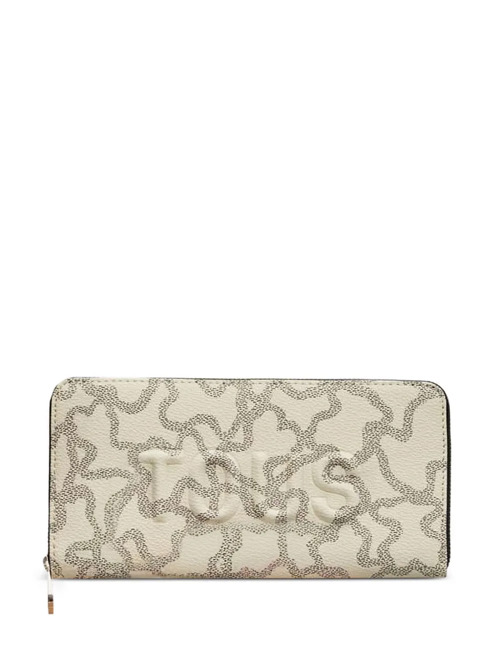 Tous Kaos Icon Zip-around Wallet In Neutral