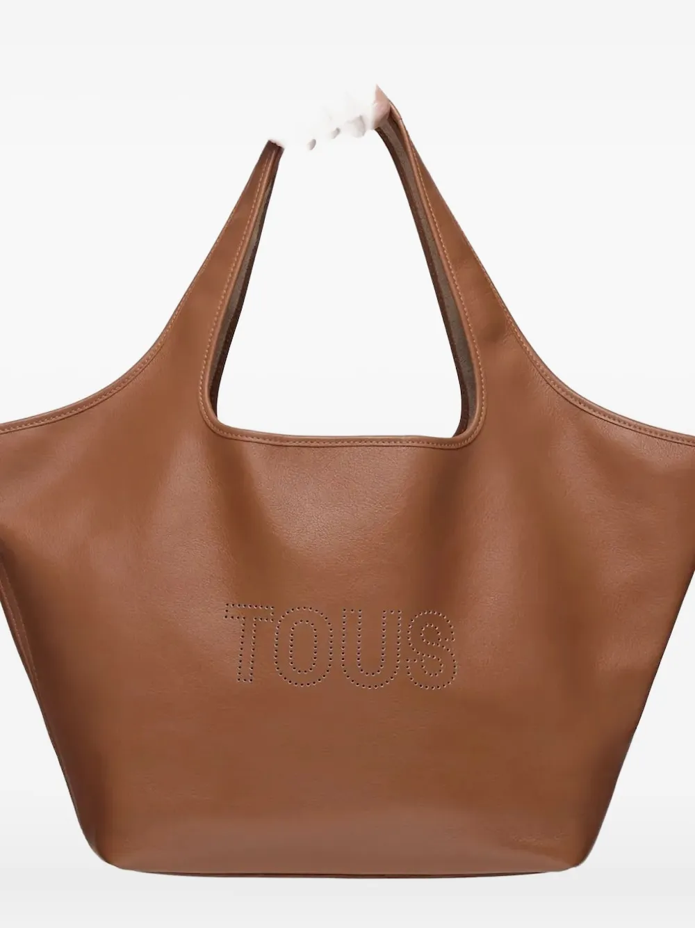 Tous Large Lirio Logo-detail Tote Bag In Brown