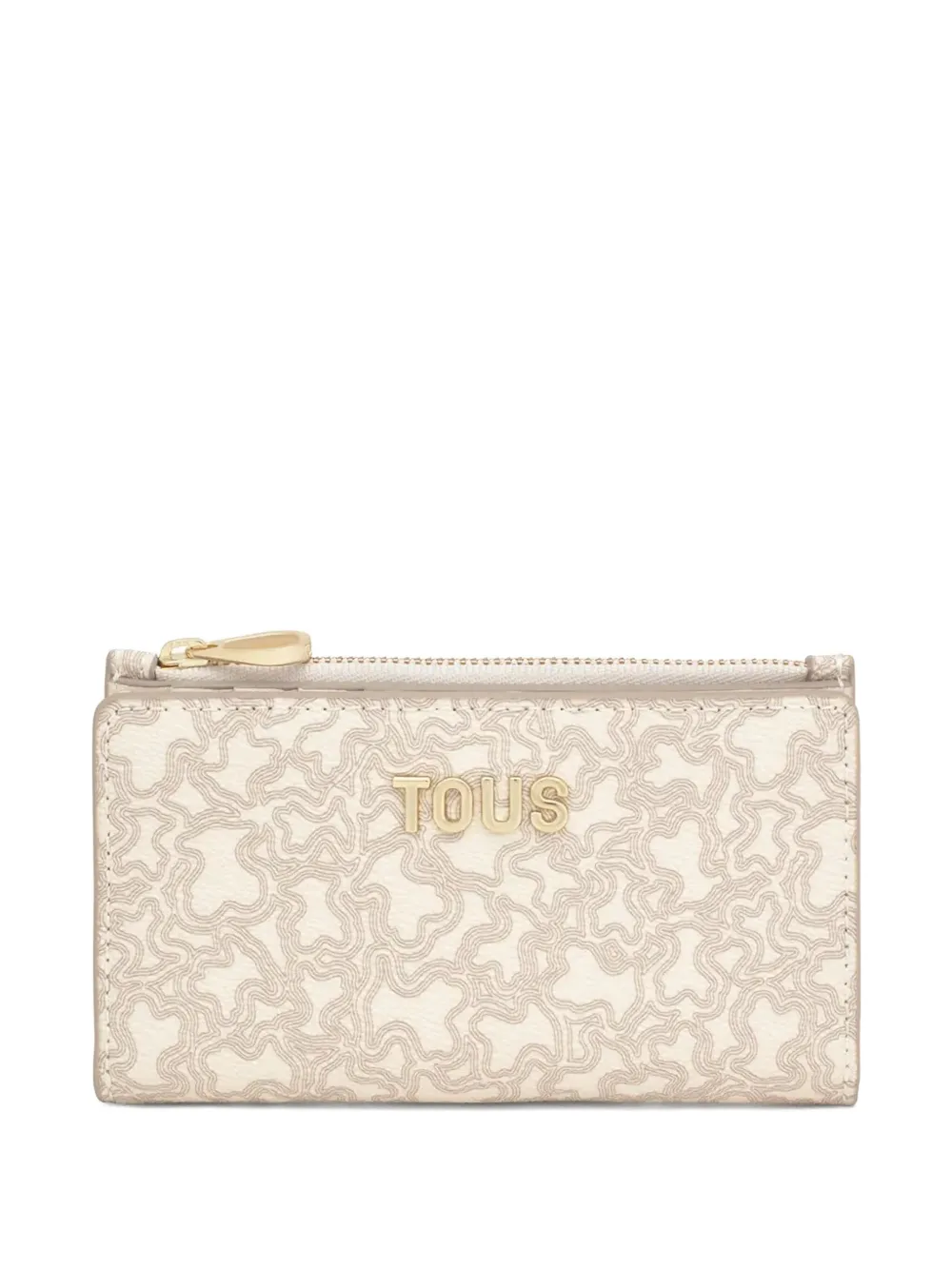 Tous Kaos Zip Wallet In Neutral