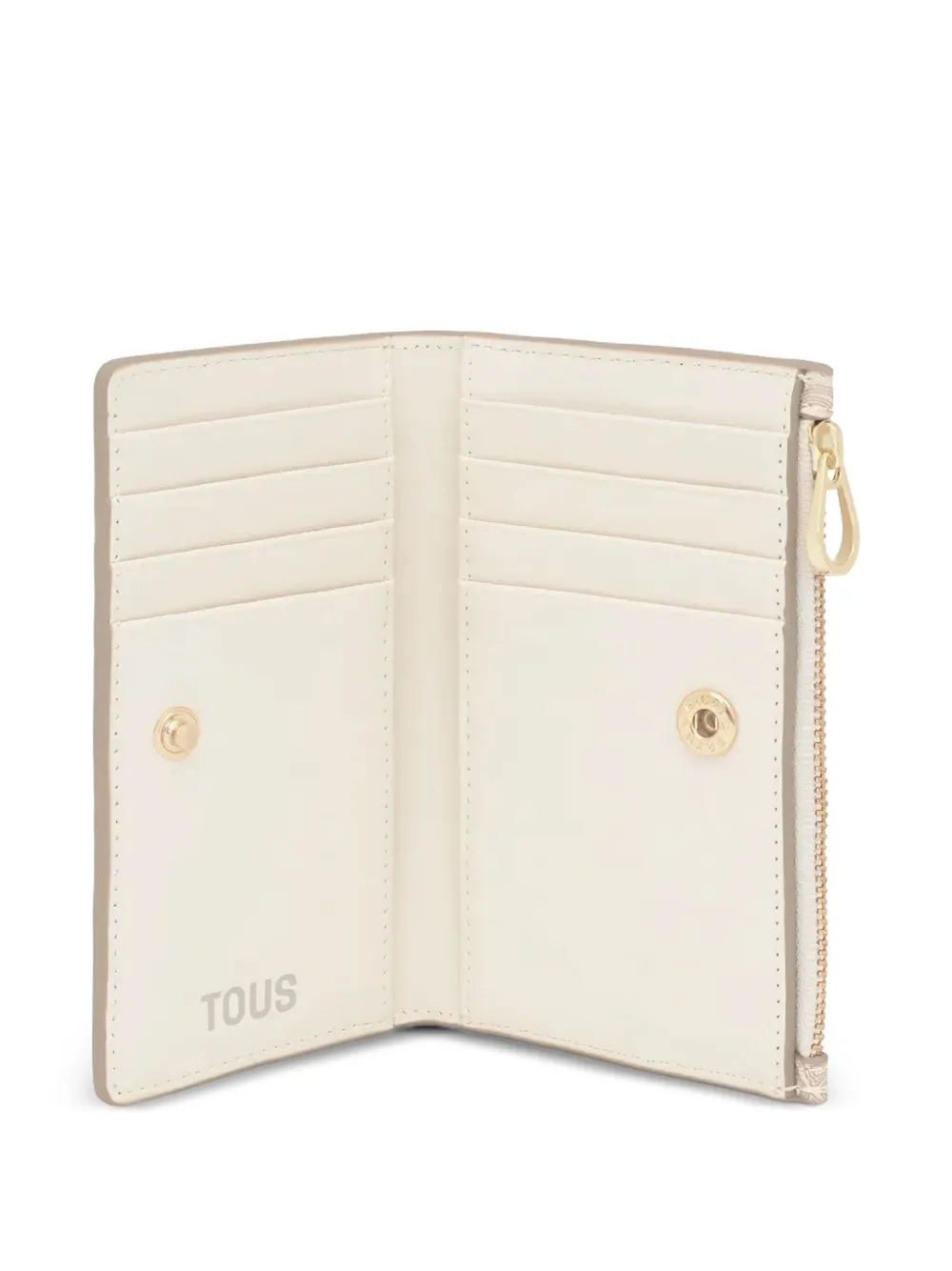 TOUS Kaos portemonnee met rits Beige