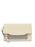 TOUS logo-embossed two-tone clutch bag - Neutrals