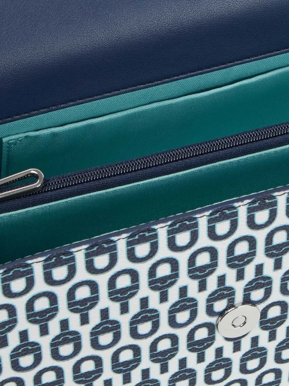 Tous Manifesto Monogram-patterned Cross-body Bag In Blue