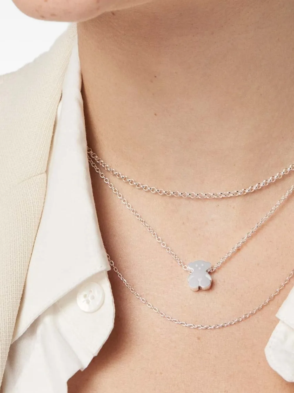 TOUS Halsketting met hanger - Zilver