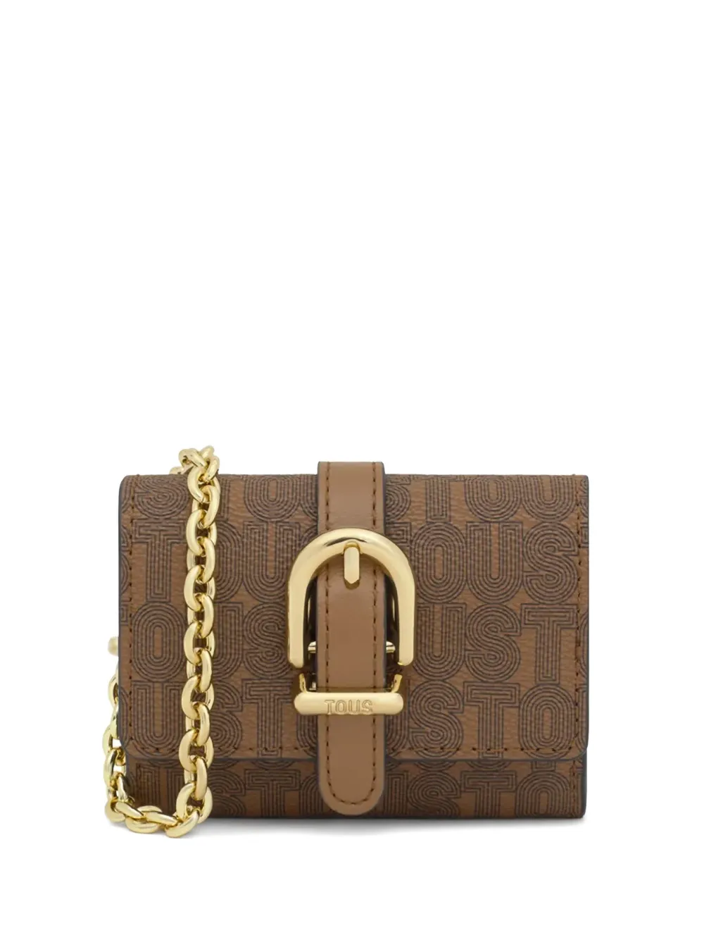 Tous Logo Buckle Cross Body Bag In Brown
