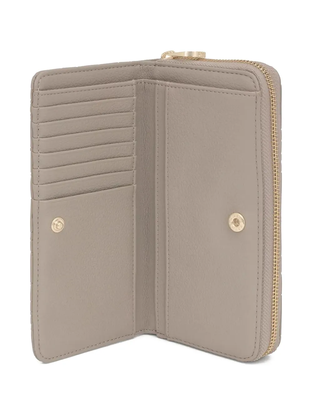 TOUS bear-embossed zip-around wallet - Beige