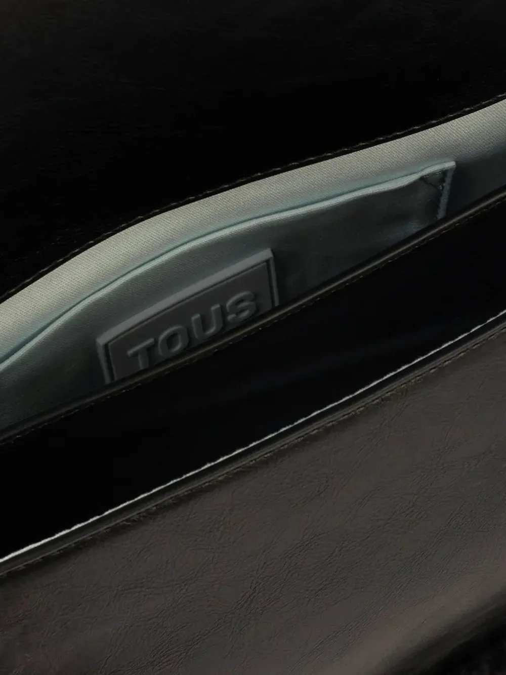 Tous Logo-embossed Shoulder Bag In Black