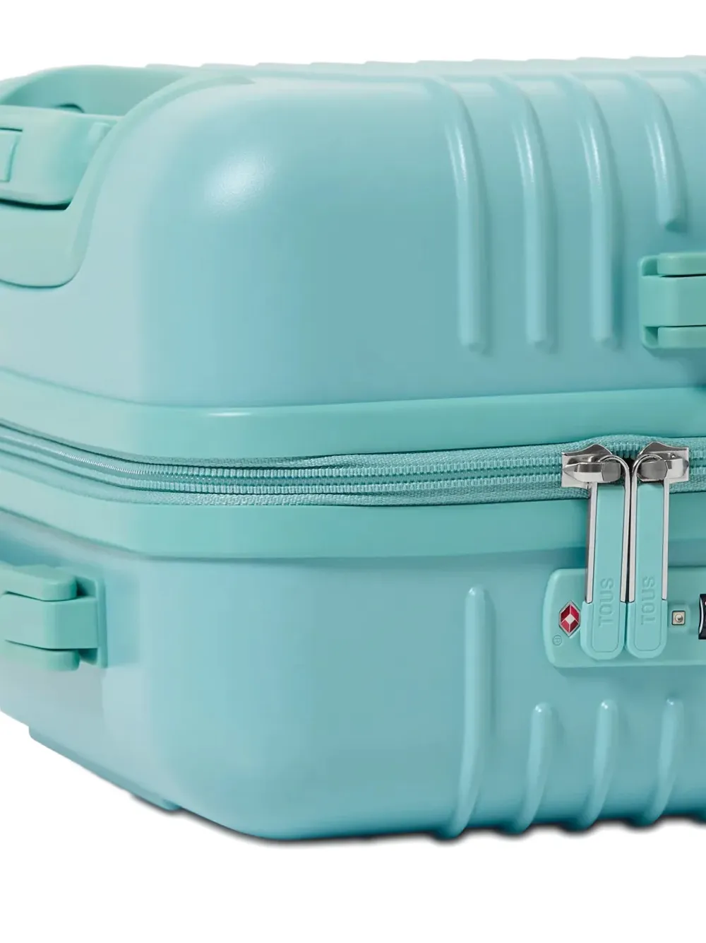 Tous Medium Four-wheel Cabin Suitcase In Blue