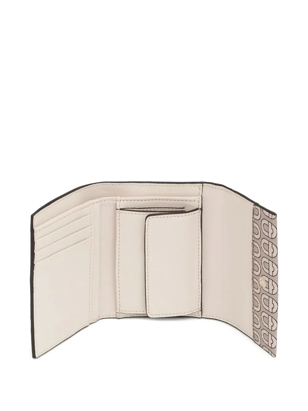 Tous Monogram Trifold Wallet In Neutral