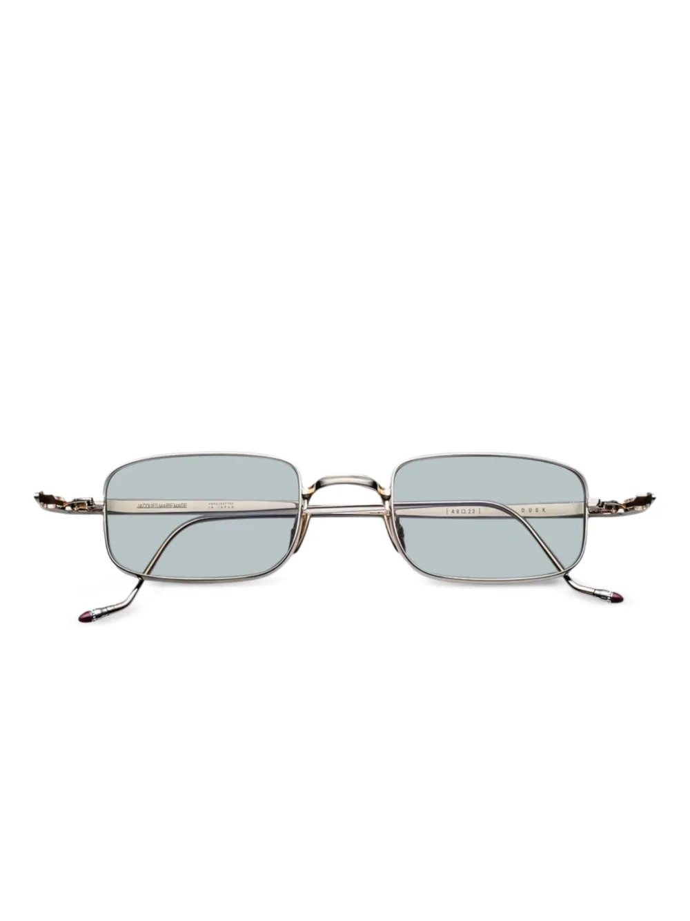 Jacques Marie Mage Dusk square-frame metal sunglasses | Silver | Image 1