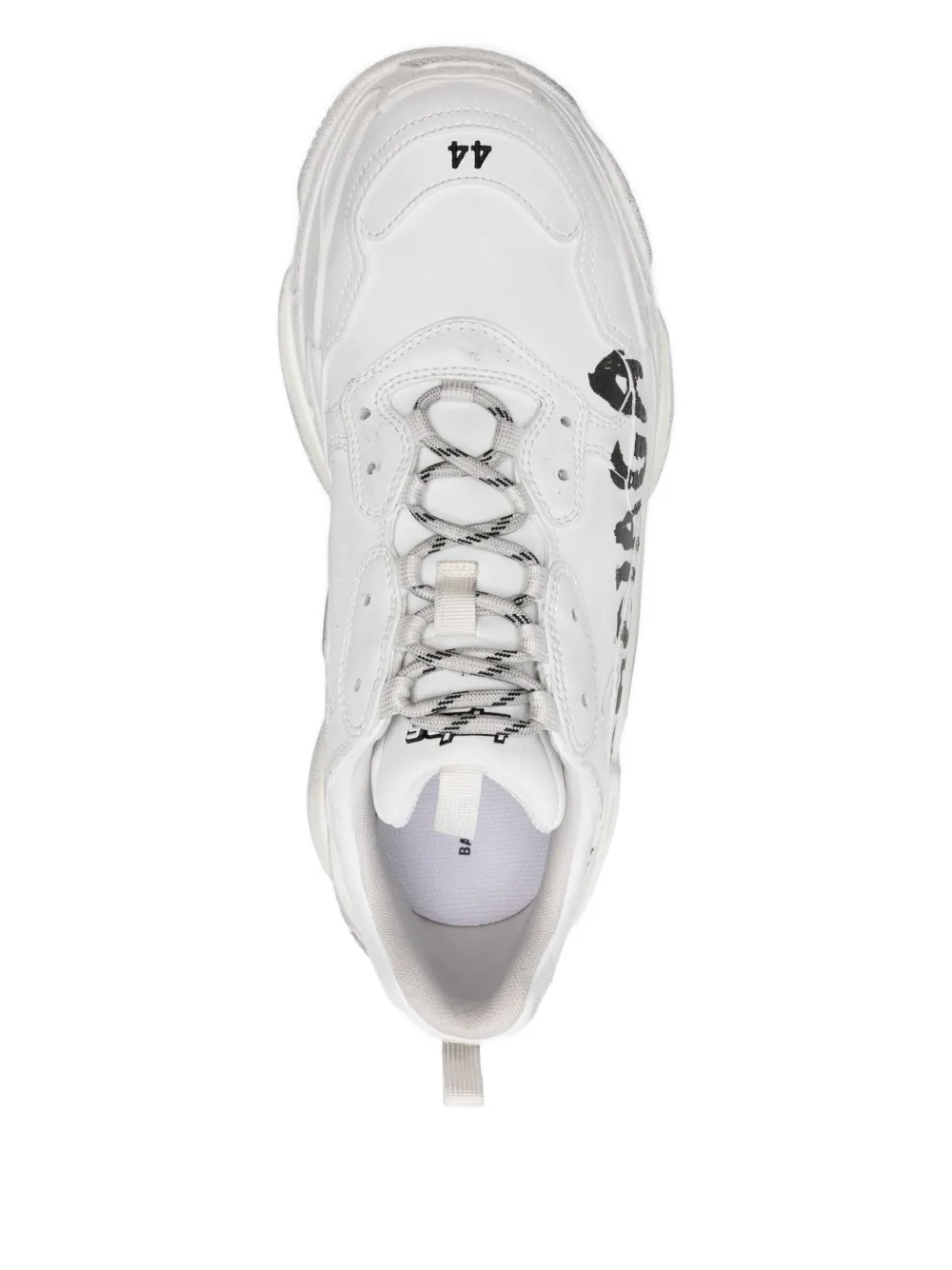 Balenciaga Triple S graffiti-print chunky sneakers White