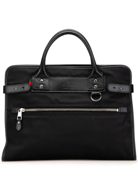 Gucci Pre-Owned 2000-2015 Web Nylon business bag