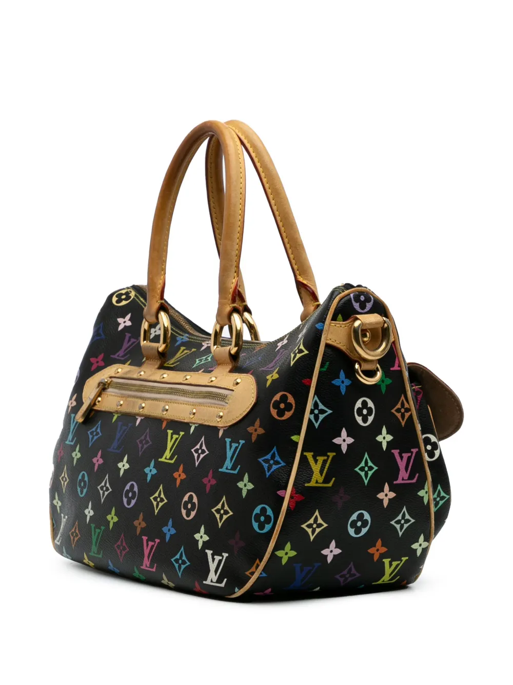 Pre-owned Louis Vuitton 2009 Monogram Multicolore Rita Satchel