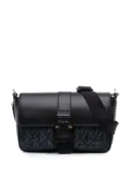 Christian Dior Pre-Owned 2022 Coated Canvas CD Diamond and Calfskin Hit The Road Messenger Bag crossbody bag - Black
