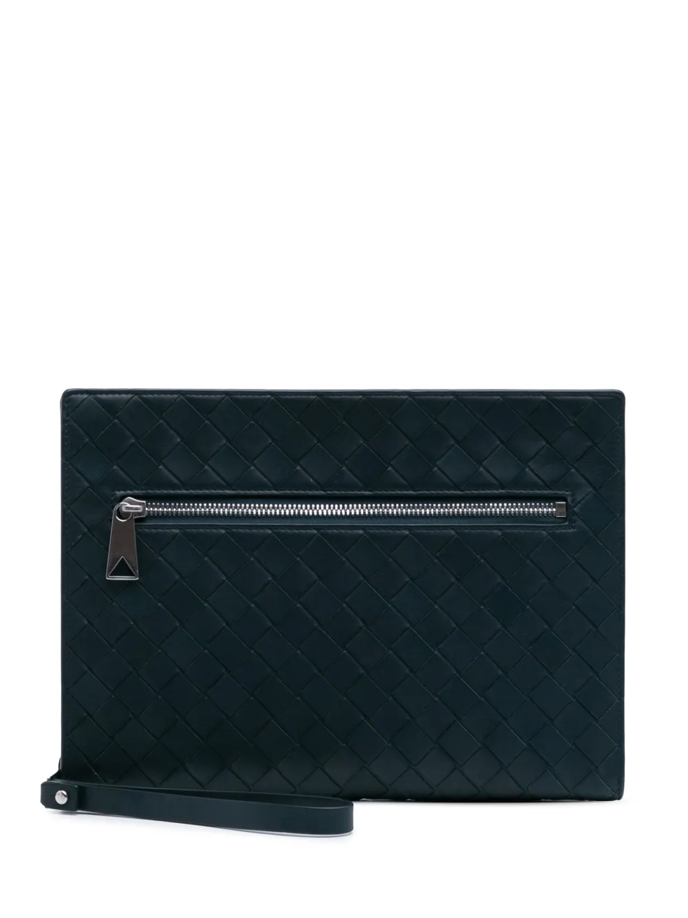 2012-2024 Small Calfskin Intrecciato Document Case clutch bag