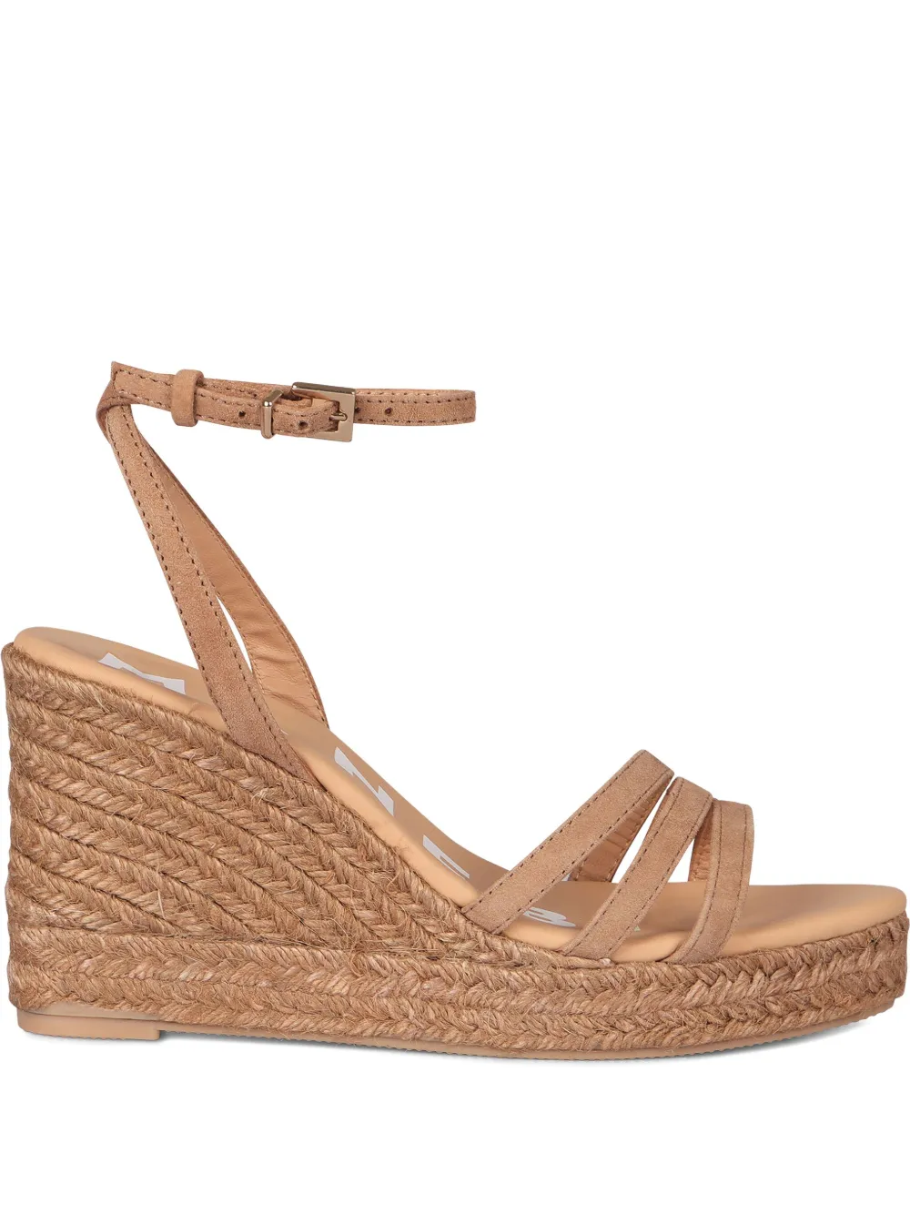 Manebi 100mm Hamptons suede espadrilles | Neutrals | Image 1