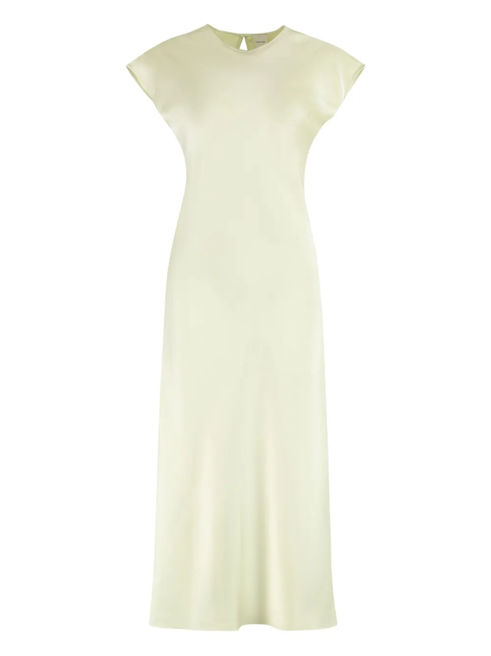 Calvin Klein keyhole-back satin midi dress | Neutrals | Image 1
