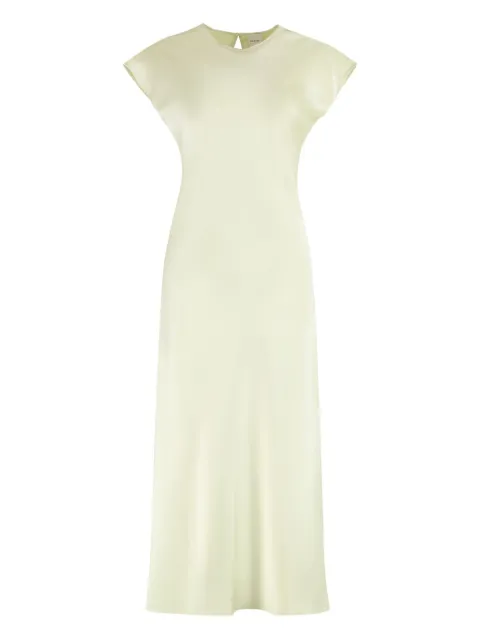 Calvin Klein keyhole-back satin midi dress