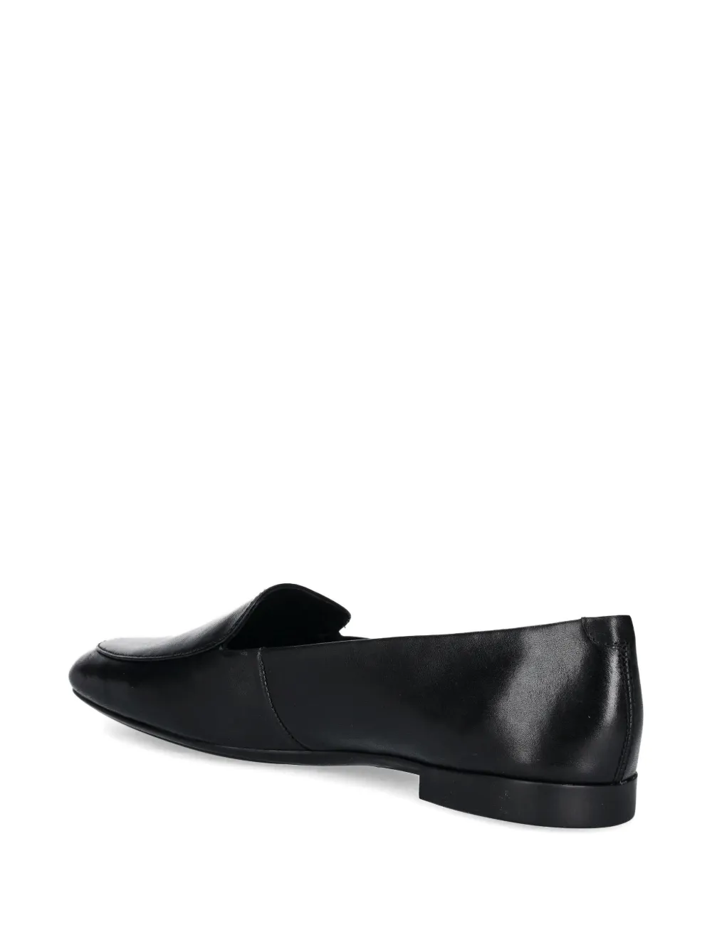 VAGABOND almond-toe leather loafers Black