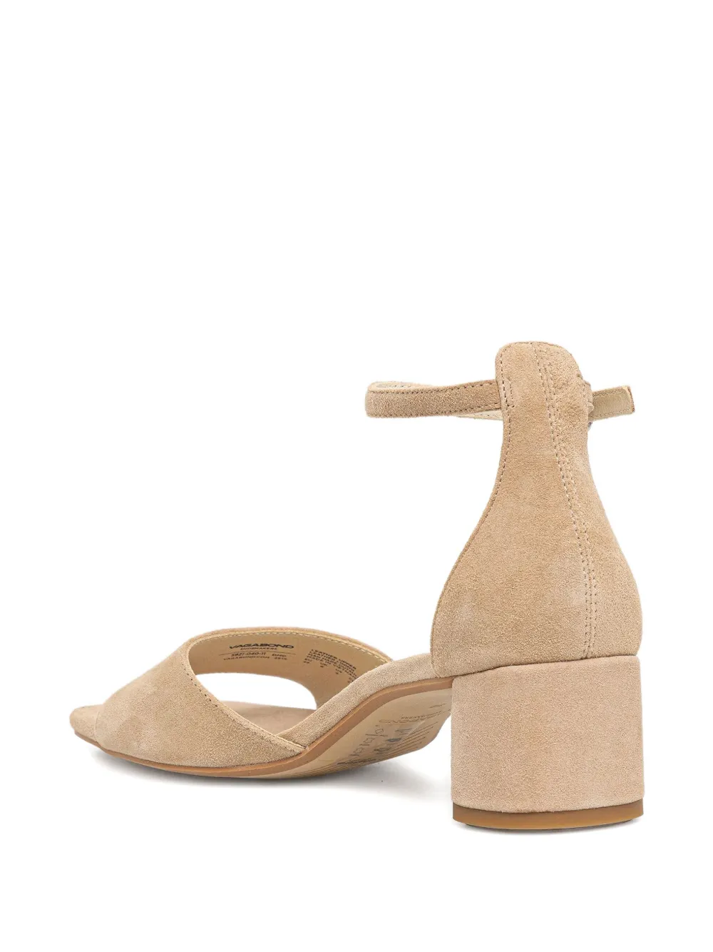 VAGABOND 45mm Piper block-heel ankle-strap sandals Neutrals