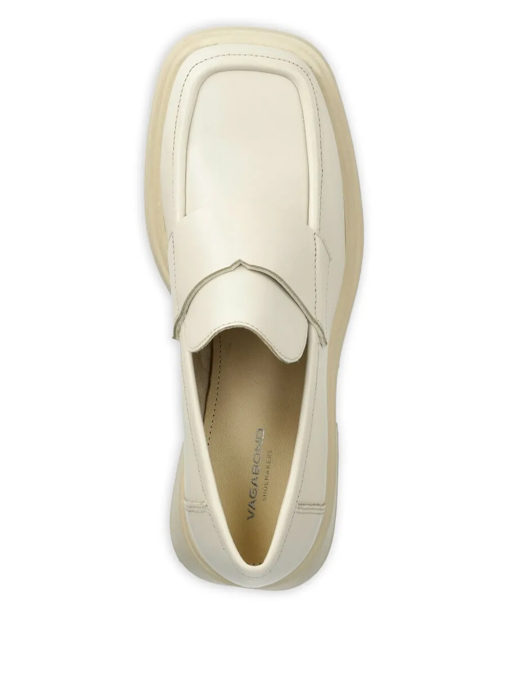 VAGABOND 60mm Dorah chunky-sole loafer - Wit