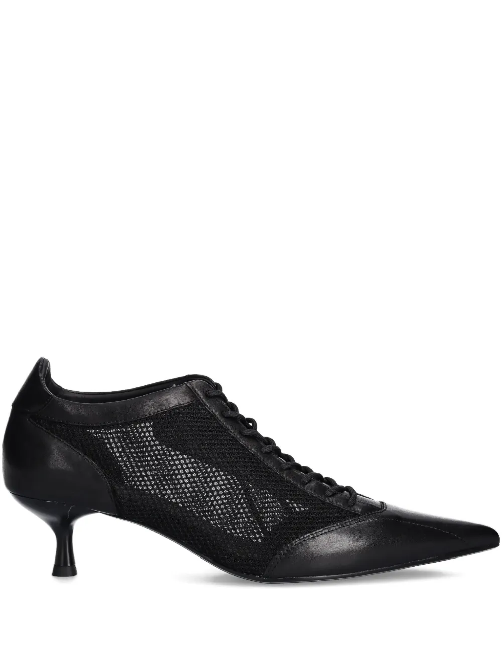VAGABOND 47mm Lykke pointed-toe mesh pumps Black