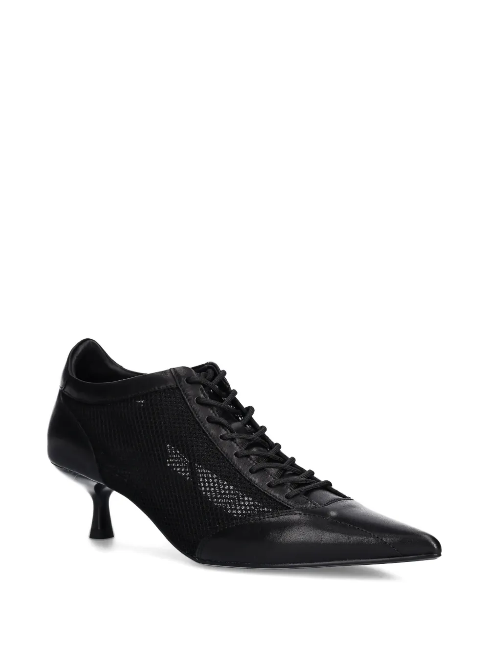 VAGABOND 47mm Lykke pointed-toe mesh pumps Black
