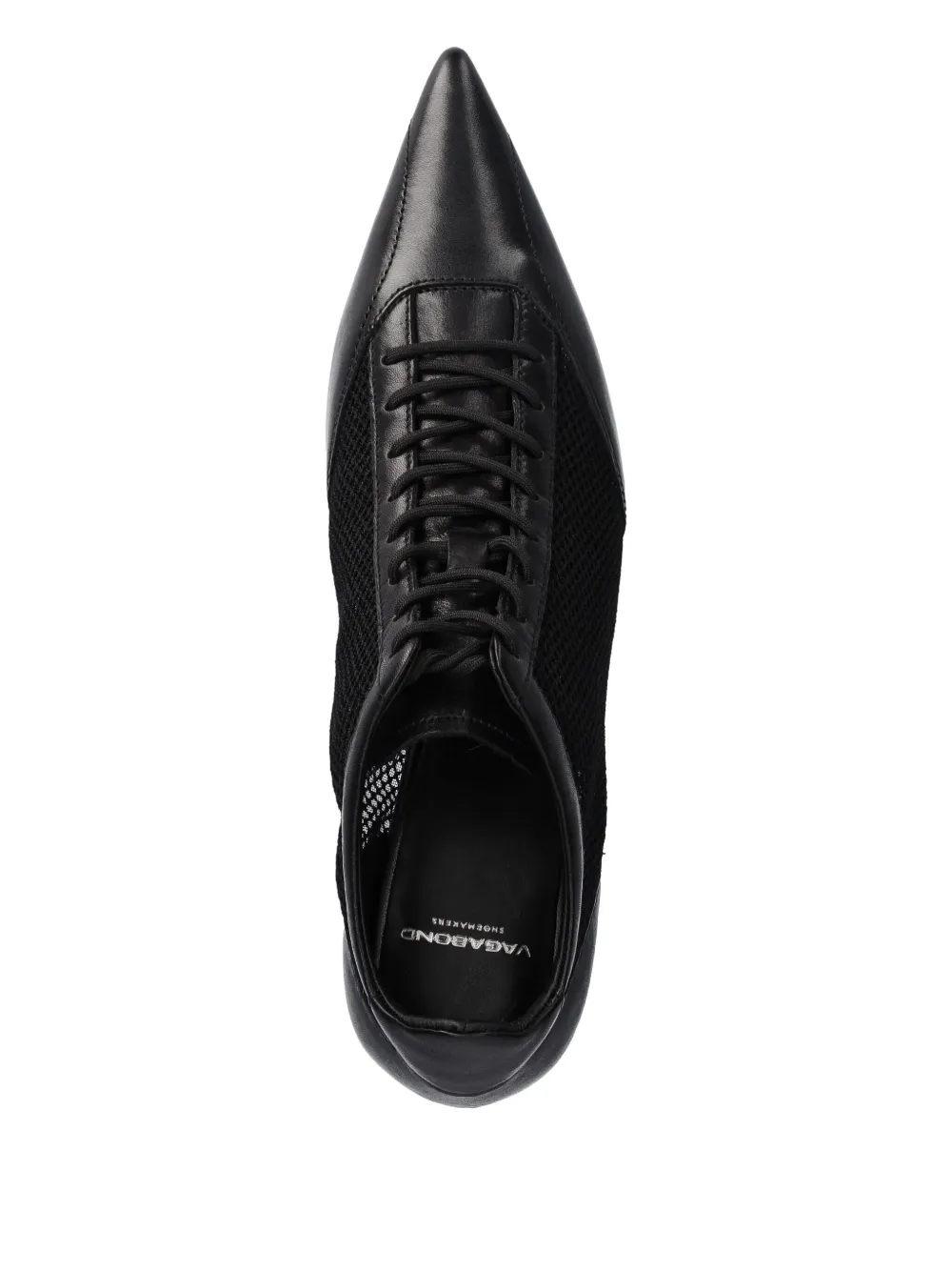 VAGABOND 47mm Lykke pointed-toe mesh pumps Black