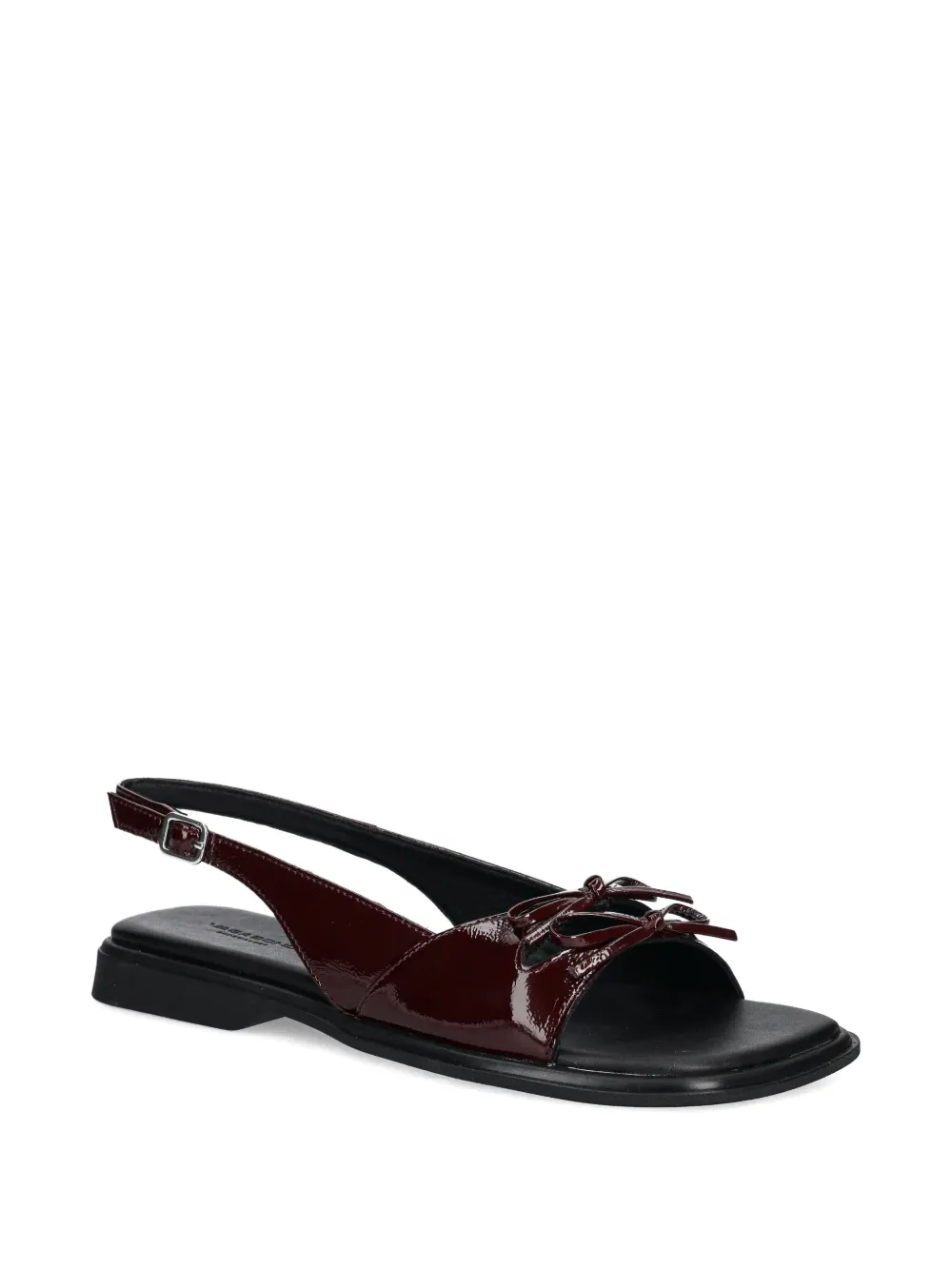 VAGABOND Izzy patent bow slingback sandals | Flat Sandals | Image 2
