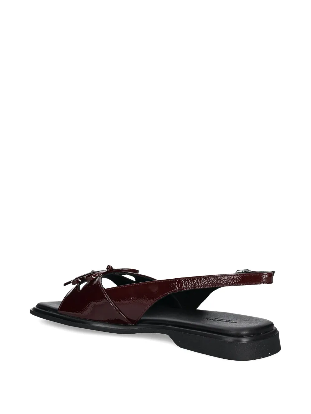 VAGABOND Izzy patent bow slingback sandals Red
