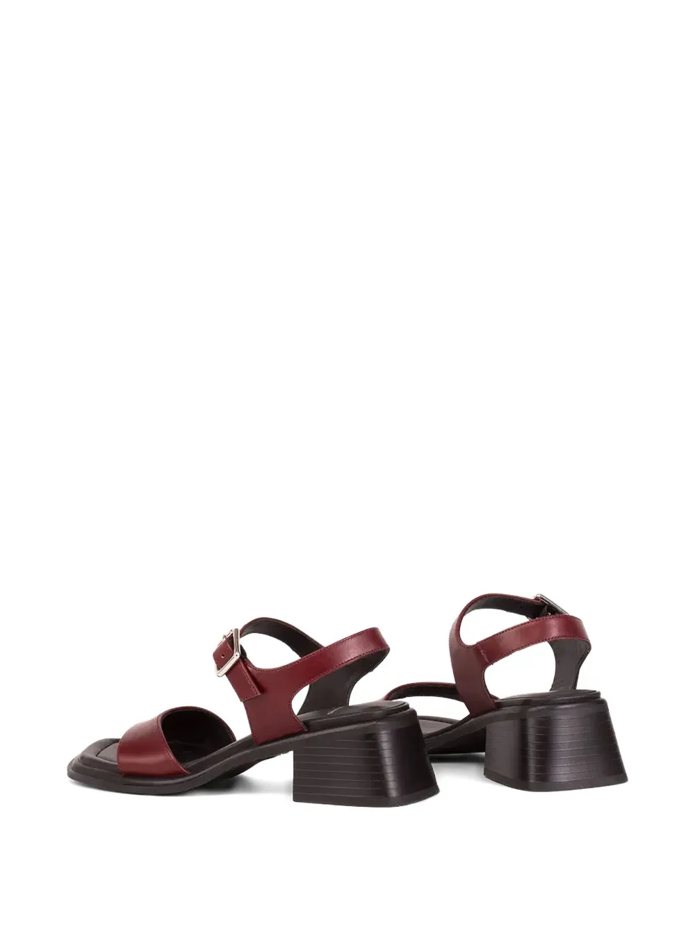 VAGABOND 53mm Ines ankle-strap block-heel pumps Red