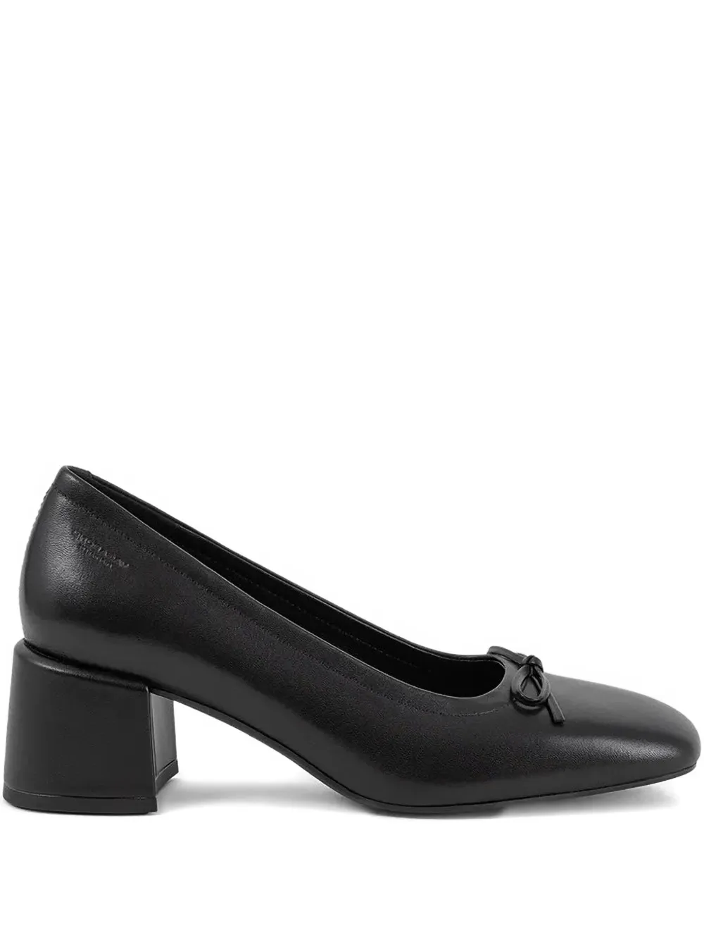 VAGABOND 55mm Adison block-heel bow pumps Black