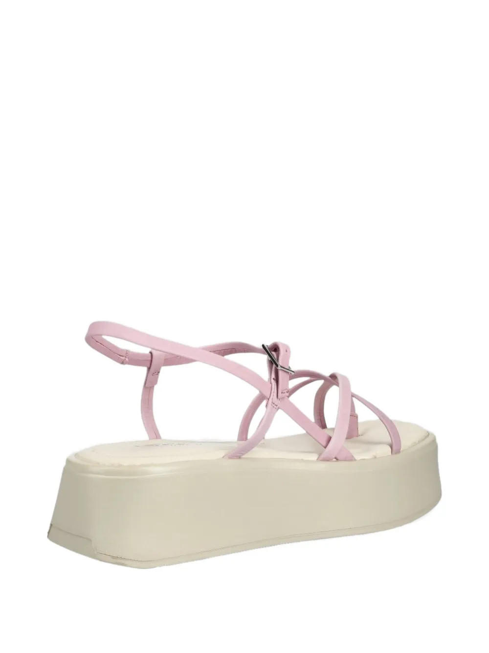 Vagabond 50mm Crossover-strap Platform Sandals In Pink