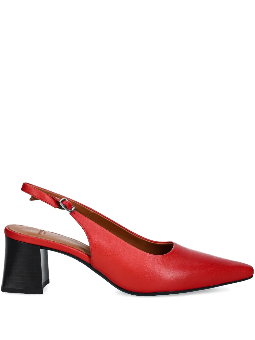 VAGABOND 58mm Altea slingback block-heel pumps Red